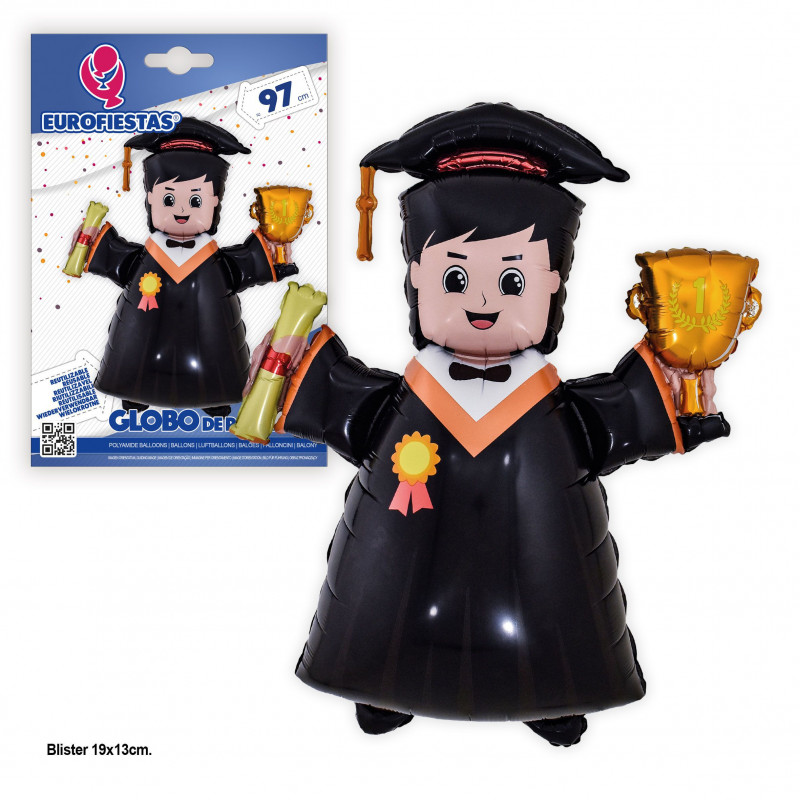 Globo foil niño graduado 97cm
