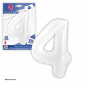 Globo foil 1m blanco 4