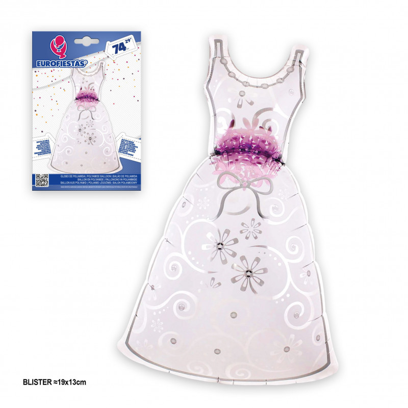 Globo foil traje novia 74cm