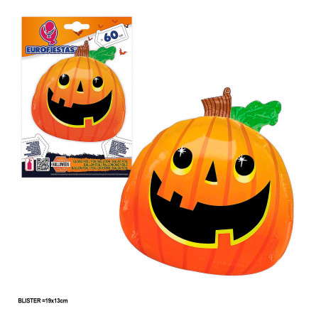 Globo foil 60cm calabaza halloween