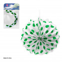 Farolillo blanco lunares verdes