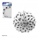 Farolillo blanco lunares negros