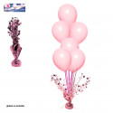 Centro de mesa oro rosa varilla rosa