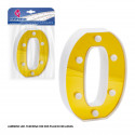 Letra led 16cm oro o