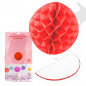 Bola abeja 1u.38cm rojo