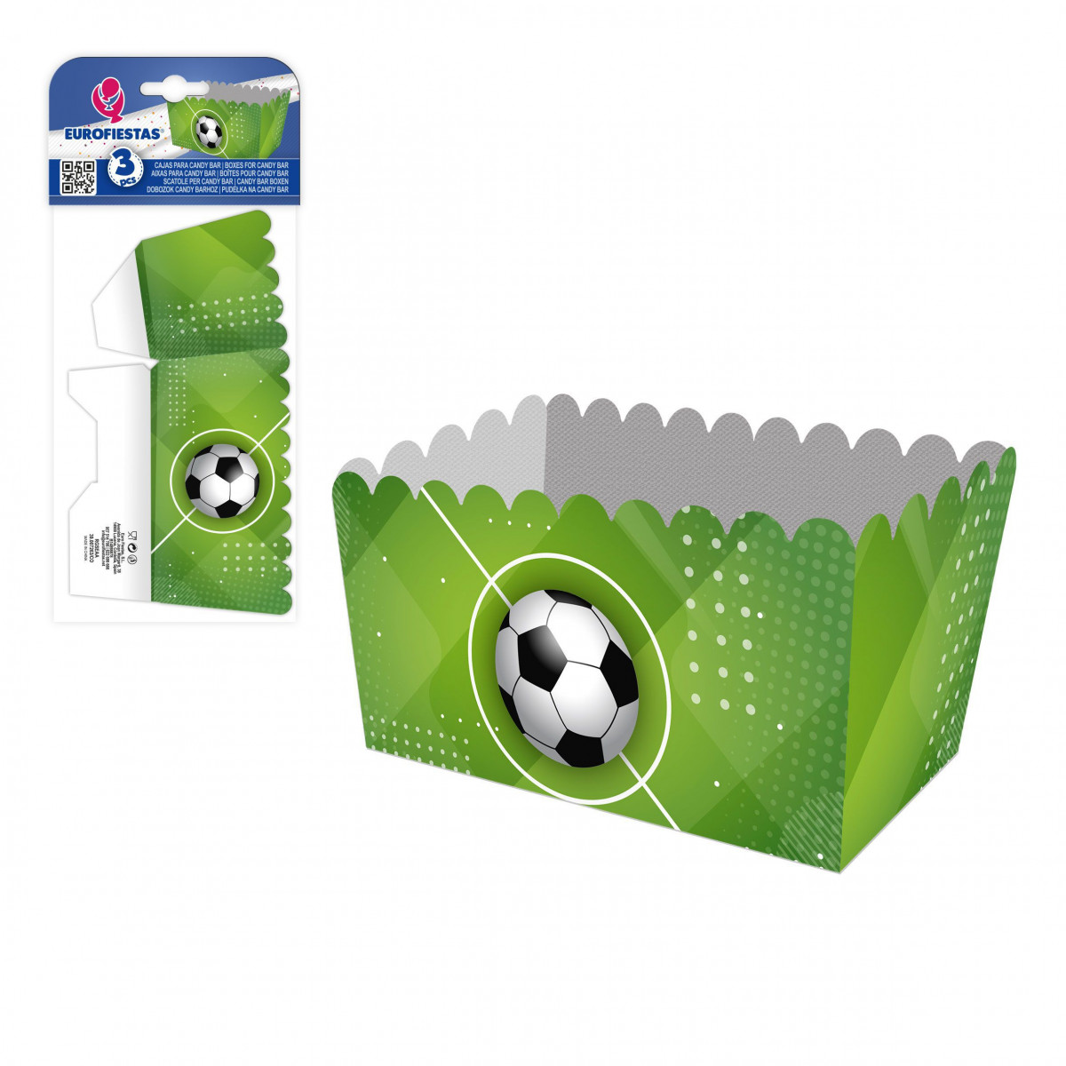 Caja Palomitas Rectangular Col Futbol Balon Sobre Cesped caja-palomitas-rectangular-col-futbol-balon-sobre-cesped