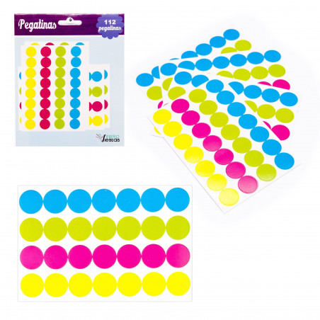 Pegatinas circulos 112 peg.