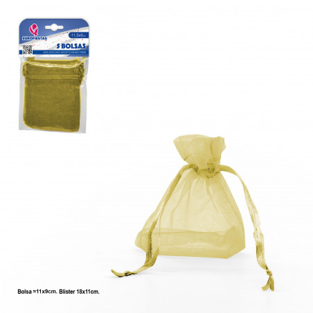 Bolsa poliester 5 115x90mm oro