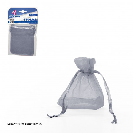 Bolsa poliester 5 115x90mm plata