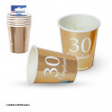 Vaso coleccion oro 30 cumpleaños
