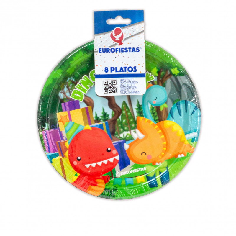 Plato 18cm coleccion dino party