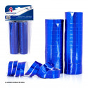 Serpentinas 36 rollos metalizadas azul