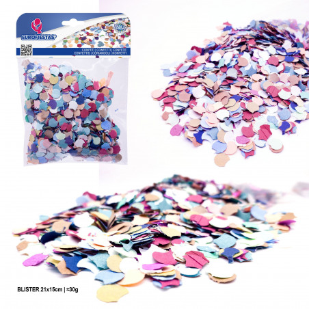 Confeti blister 30gr arco iris