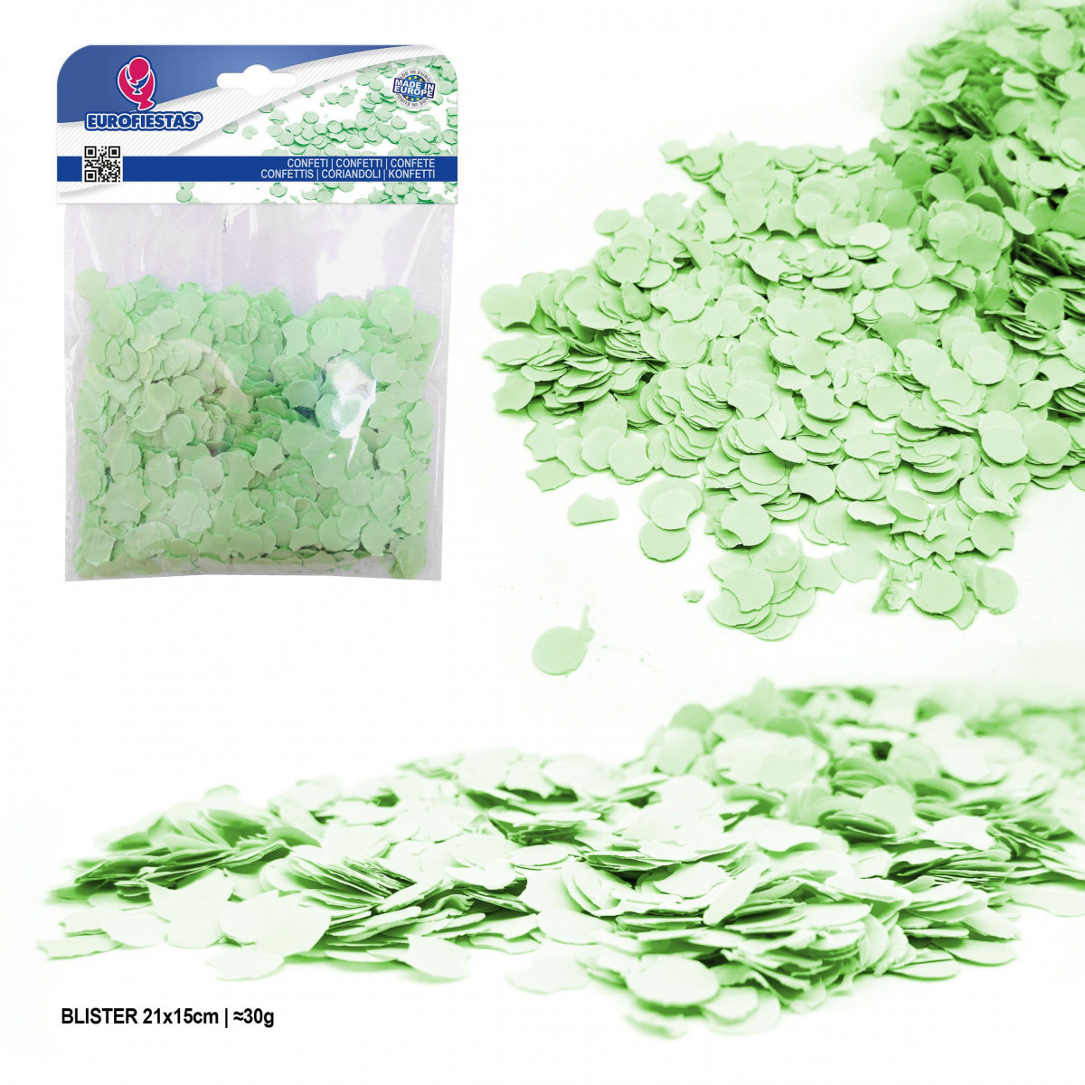 Confeti blister 30gr verde