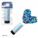 Cañon de confeti oro y azul