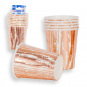 Vasos coleccion vetas oro rosa