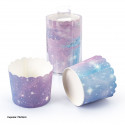 Molde cupcakes 12pcs rosa azul estrel