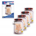 Bolsa zip 4pcs bote arbol peq