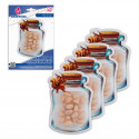 Bolsa zip 4pcs bote ardilla peq