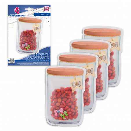 Bolsa zip 4pcs bote lazitos peq