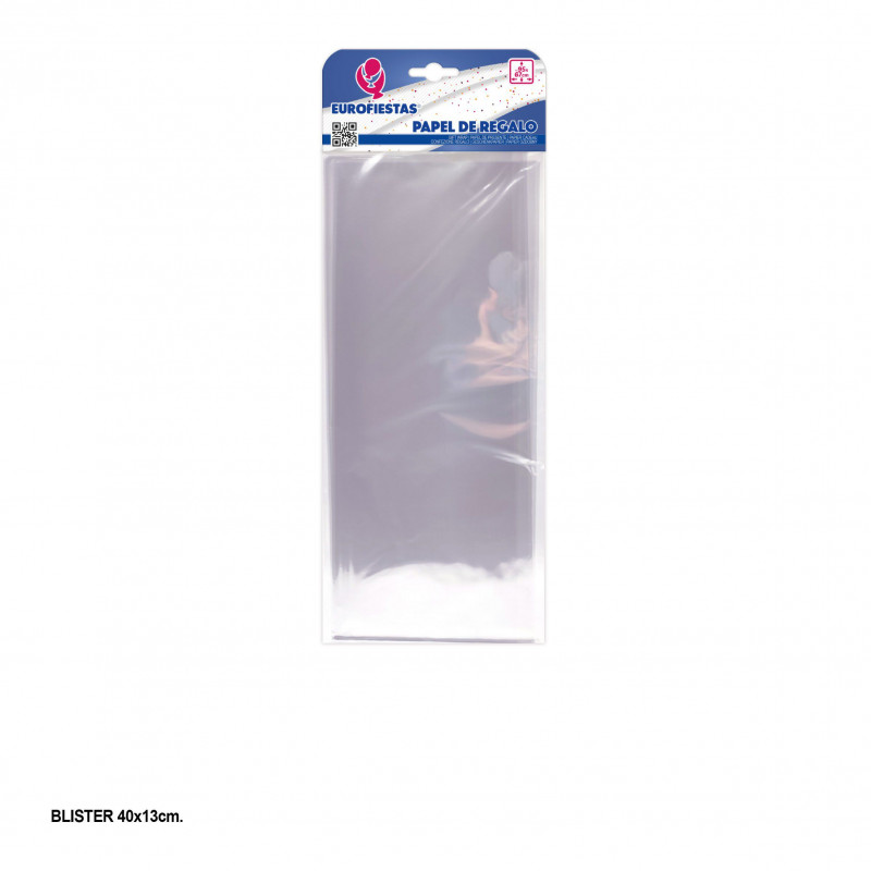 1 papel celofan 95x67cm transparente