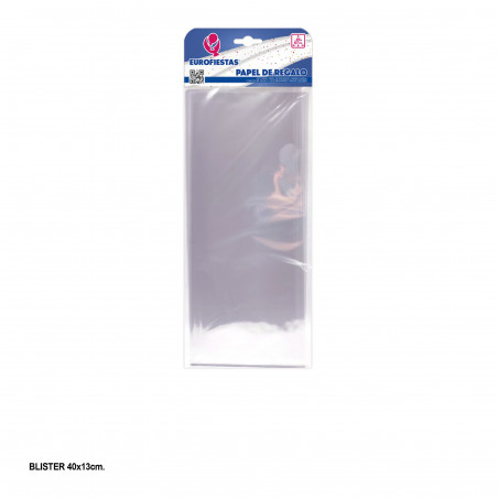 1 papel celofan 95x67cm transparente
