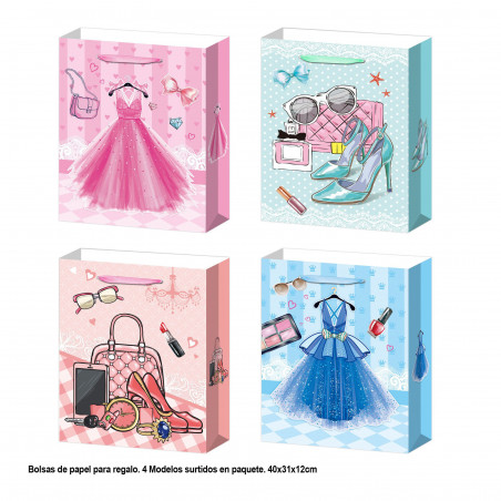 Bolsa vestidos y moda 400x310x120mm 4ms