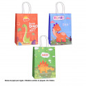Bolsas de papel con dinosaurios: originales y resistentes