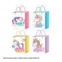 Bolsa unicornios tonos 32x26x11cm med 4ms