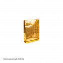 Bolsa oro metalizado estrellitas 23x18x10cm peq