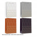 Bolsa contorno rombos 40x30x12cm 4ms gr