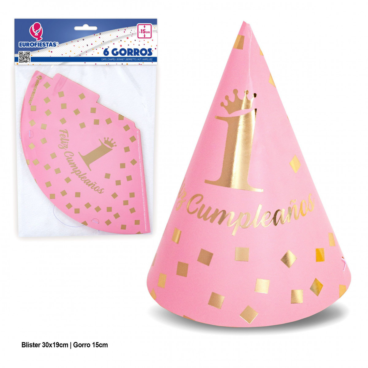 Paquete De Invitaciones De Cumpleaños En Color Rosa
