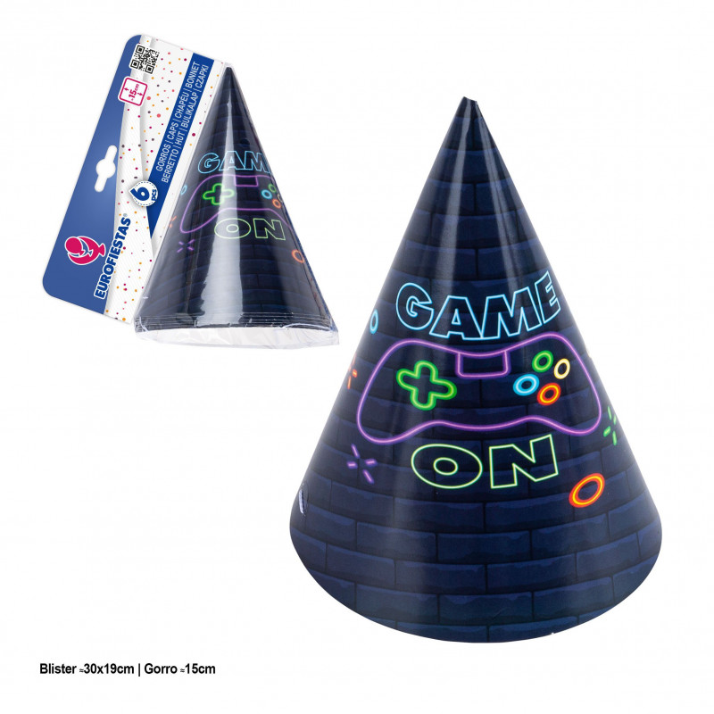 Gorro de fiesta col game on