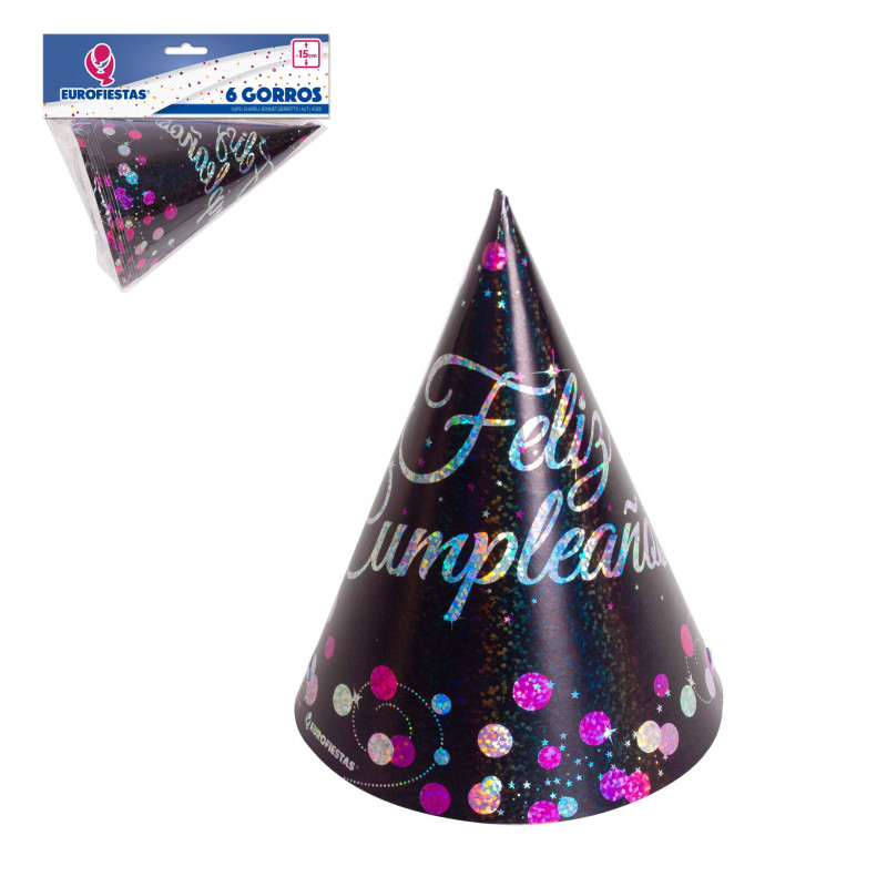 Gorro coleccion negro rosa