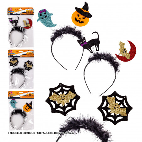 Diadema halloween murcielagos 3ms
