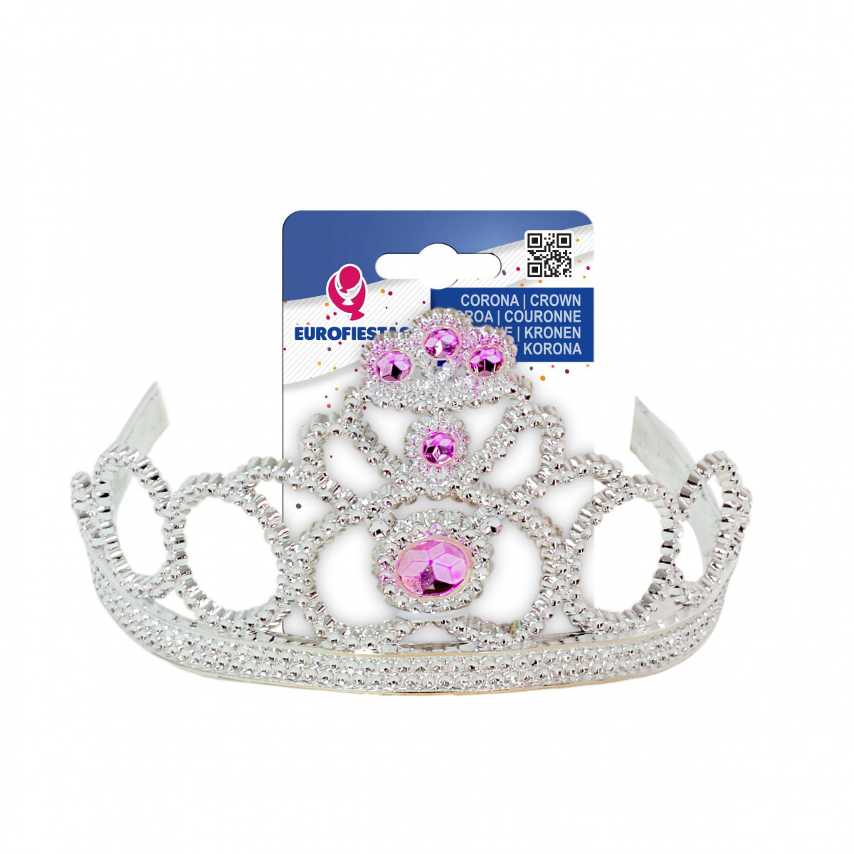 Corona circulos diamantes