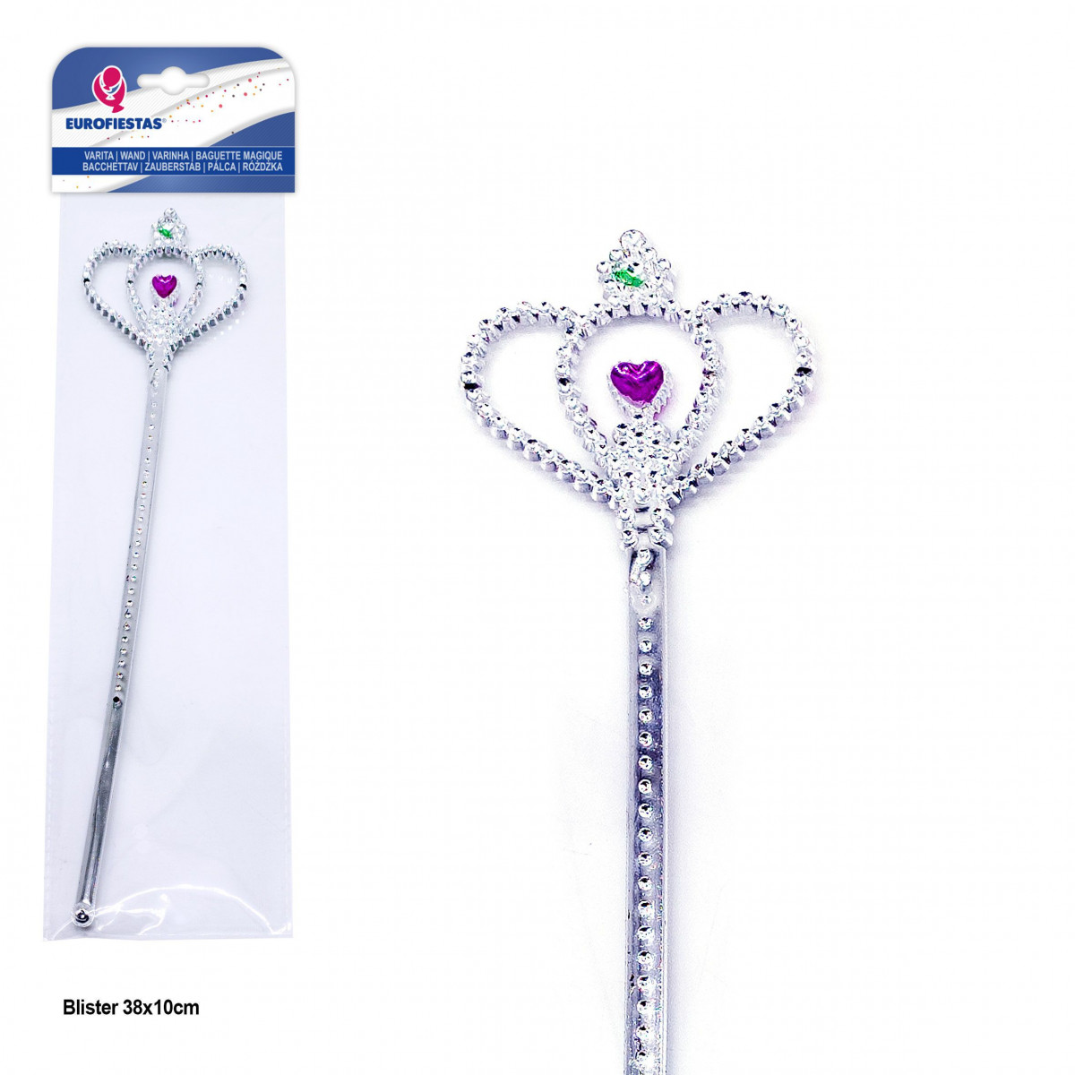 Varita clasica corona corazon