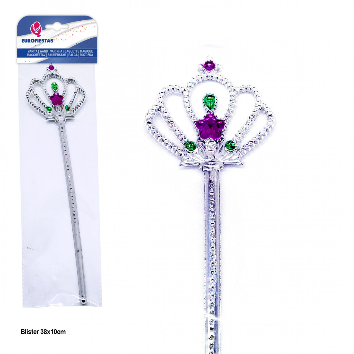 Varita clasica corona flor