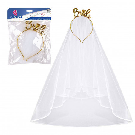 Velo despedida bride