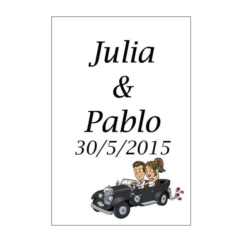 Pegatinas Will & Grace Coche Pegatinas Will & Grace Coche