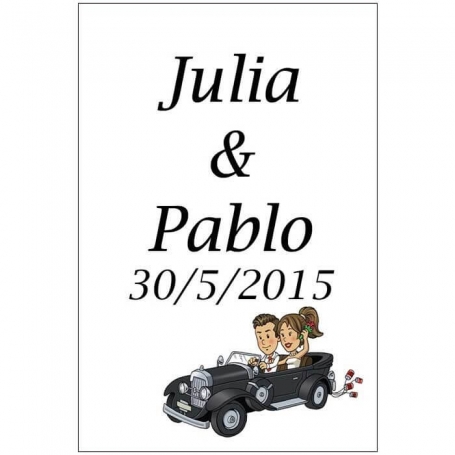 Pegatinas Will & Grace Coche