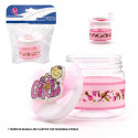 Tarro flores girl rosa