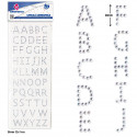 Letras Adhesivas de Cristal, set de 50 Unidades para Decoración Creativa