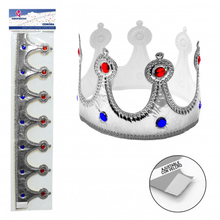 Corona repujada plata