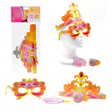 Set de princesa con corona máscara pulsera y colgante