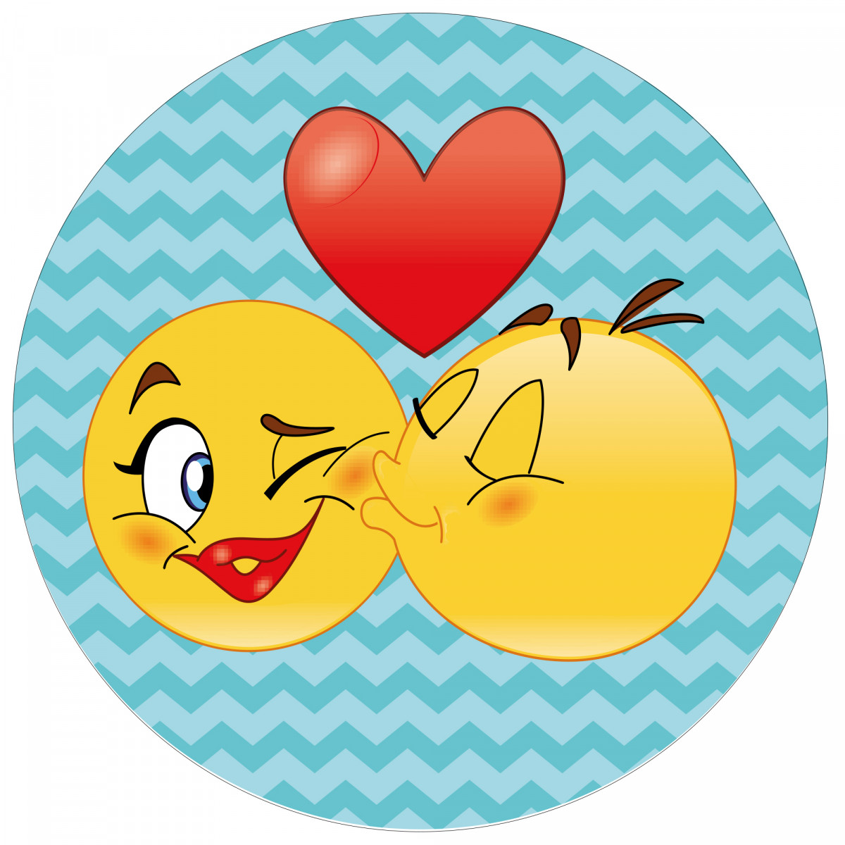 Adhesivos para bodas con emoticonos
