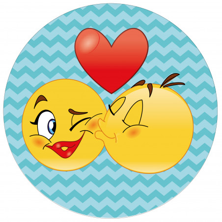 Adhesivos para bodas con emoticonos