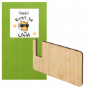 Soporte para móvil con pegatina personalizable y sobre