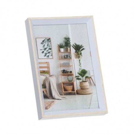 Marco de fotos blanco 10 x 15 cm con bolsa de regalo de comunión