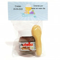 Detalles Originales Comunión Nutella con Galleta Personalizada